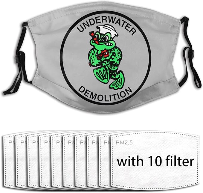 Navy Seal Underwater Demolition Face Mask Unisex Reusable Outdoor