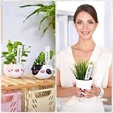KINGLAKE 100Pcs White Plastic Plant Labels & Markers 10x2cm Waterproof view 6
