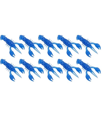 20 Micro Leurres Parfumés Finesse – Drop Shot, Crappie Jig – Bluegill, Marron – Neufs