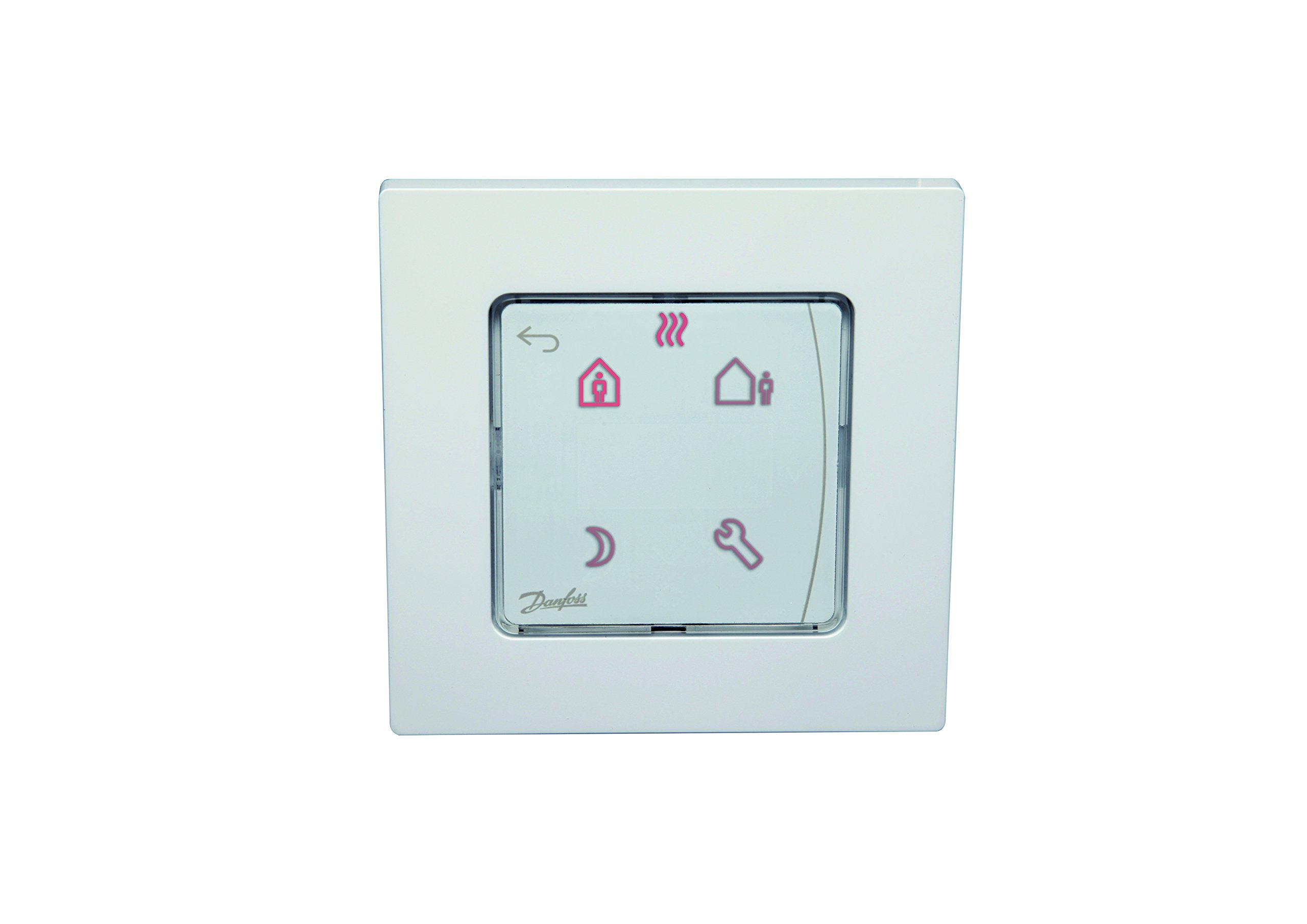Danfoss 088U1020 Built-in Room Thermostats, White