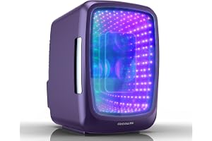 Frigidaire EFMIS179 Gaming Light Up Mini Beverage Refrigerator, Purplehaze