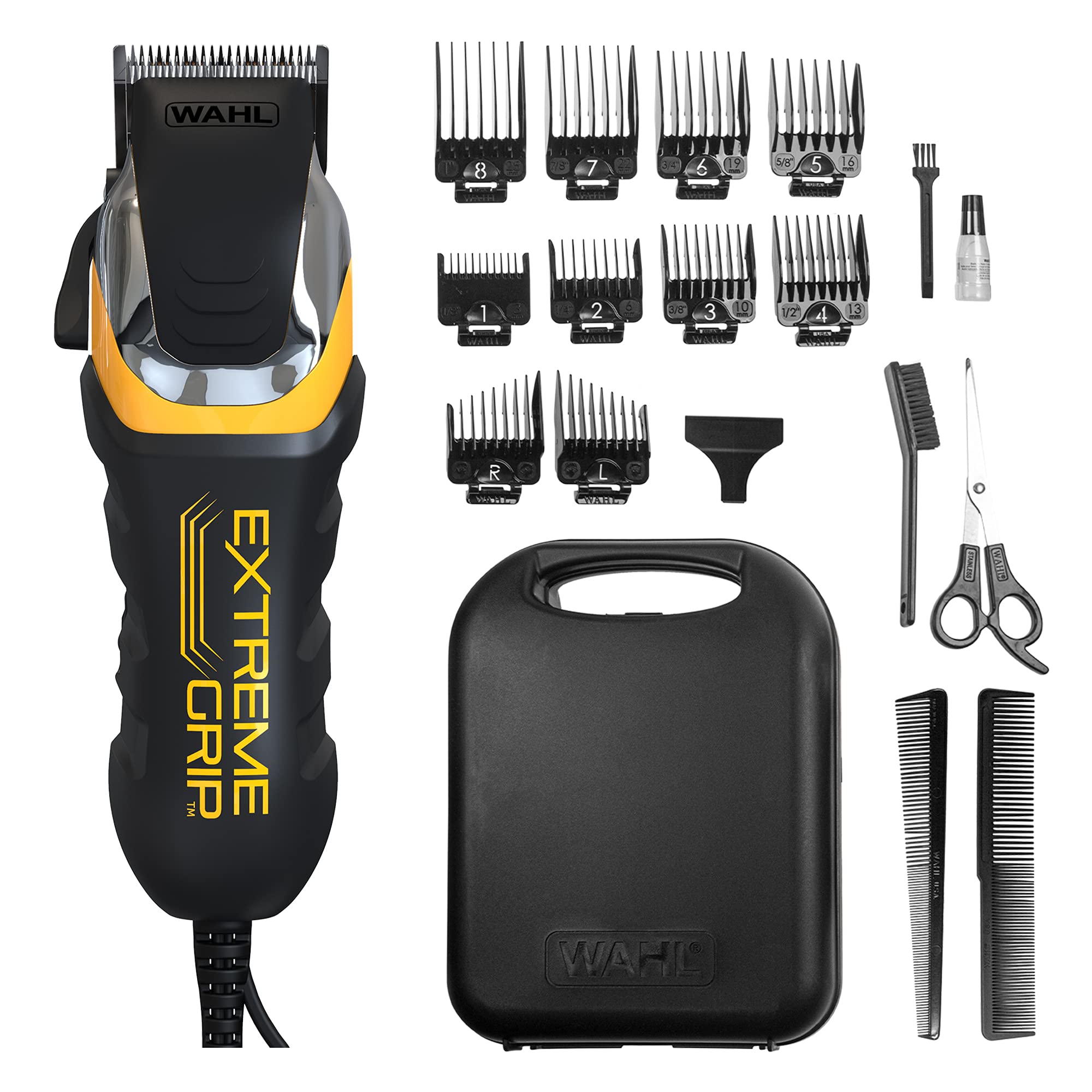 Wahl Hair Clipper, Extreme Grip Head Shaver, Electric Shaver, Clippers for Men, Men’s Shaving, Corded, Fading, Blending, Buzz Cut, Family Haircuts at Home