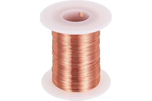 MECCANIXITY 30 AWG Magnet Wire, 30 Gauge Enameled Copper Wire, 6 oz Magnetic Coil Wire for Transformer, Motor, Electric, 155C