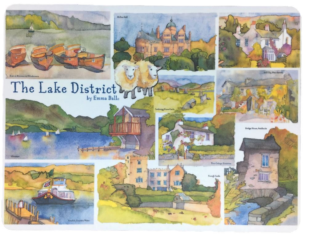 Emma Ball - "Lake District Placemats - Set of 4