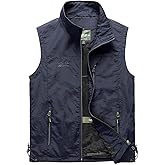 Hixiaohe Men's Casual Lightweight Outdoor Vest Work Fish Photo Travel Vest
