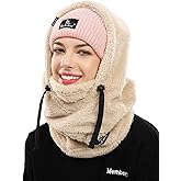 Shy Velvet Balaclava Wind-Resistant Winter Face Mask,Fleece Ski Mask for Men and Women,Warm Face Cover Hat Cap Scarf
