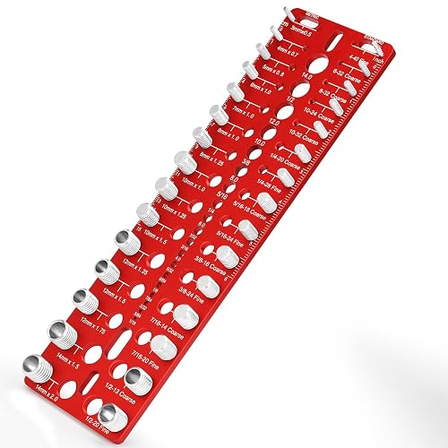 Miucoguier Thread Checker - 49 Nut & Bolt Thread Checker, Bolt Size and ...