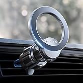 LISEN for MagSafe Car Mount Fits iPhone 17 Pro Max Air 16 15 14 13 Mag Safe Case, Magnetic Phone Holder for Car [24 Super Magnets] Car Vent Phone Mount for Mag Safe Phone Holder Car Accessories