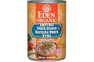 Eden Foods Organic Refried Black Beans, 398 ml