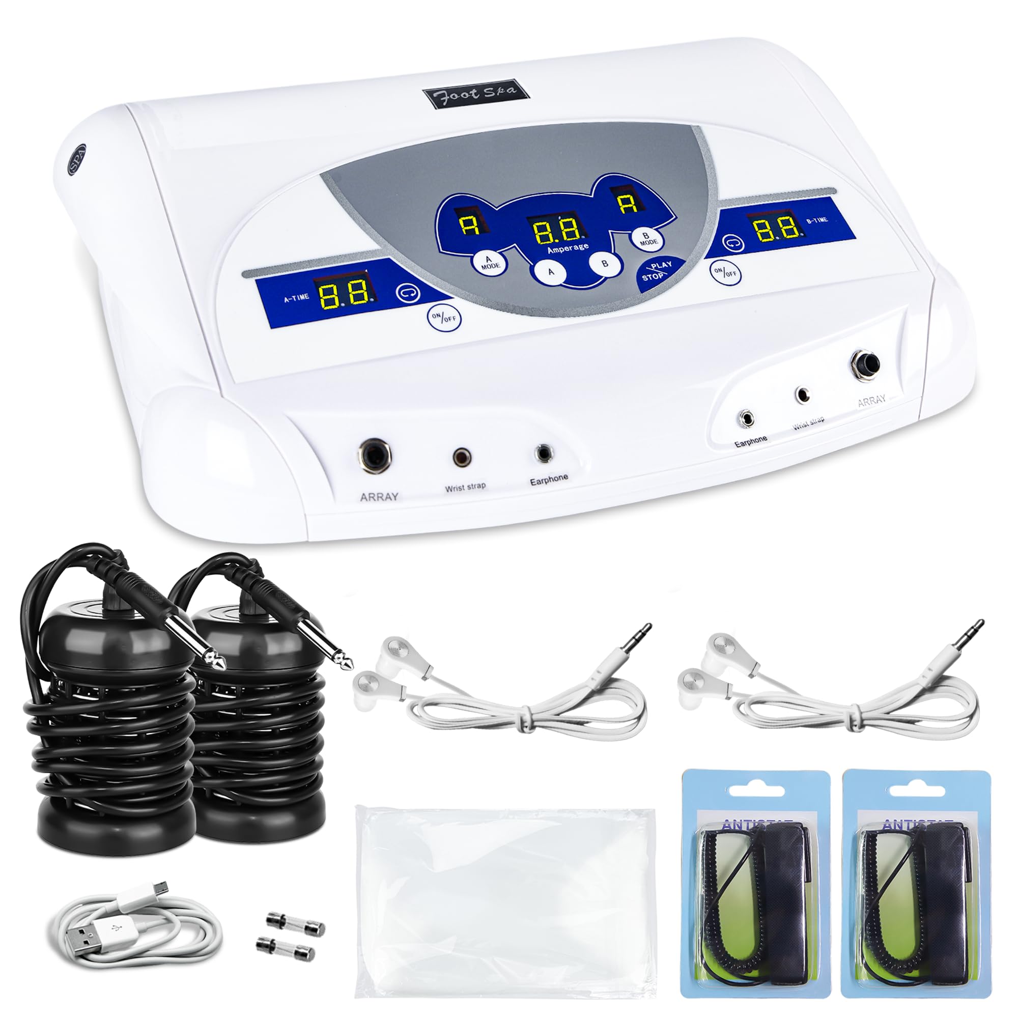 Photo 1 of Boeetech Ionic Foot Spa Machine,Dual Ion Foot Bath Detox Machine for Home Use, Easy 10-30 Min Home Detox Foot Soak, 5 Foot Detox Modes for Toxin, Heavy Metal