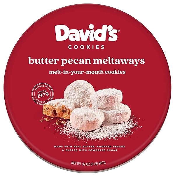 DAVID’S COOKIES BUTTER PECAN MELTAWAYS 907G