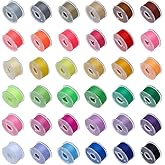 WADORN 984 Yards 36 Rolls Polyester Beading String Cord 0.3mm Crafts Chinese Knotting Cord Thread for DIY Beading Sewing Kumihimo Macrame Friendship Bracelet Necklace Wind Chime Jewelry Making