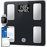 GE Smart Scale for Body Weight and Fat, Digital Bathroom Scales with LED Display BMI Body Fat - Bluetooth 13 Body Composition Monitor for Muscle Mass People with App, Accurate 400lb Weighing