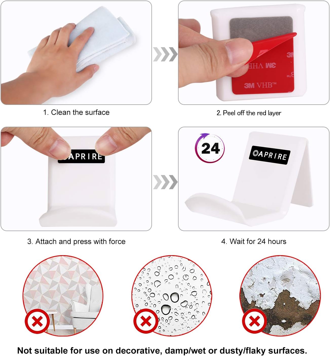 3M Double Sided Adhesive Tape Pads 20 PCS - OAPRIRE Multipurpose 3M VHB Sticky Adhesive Pads Replacement Mounting Tape with Stainless Steel Folding Scissors and Storage Box - 1.96 in x 1.57 in: Industrial & Scientific