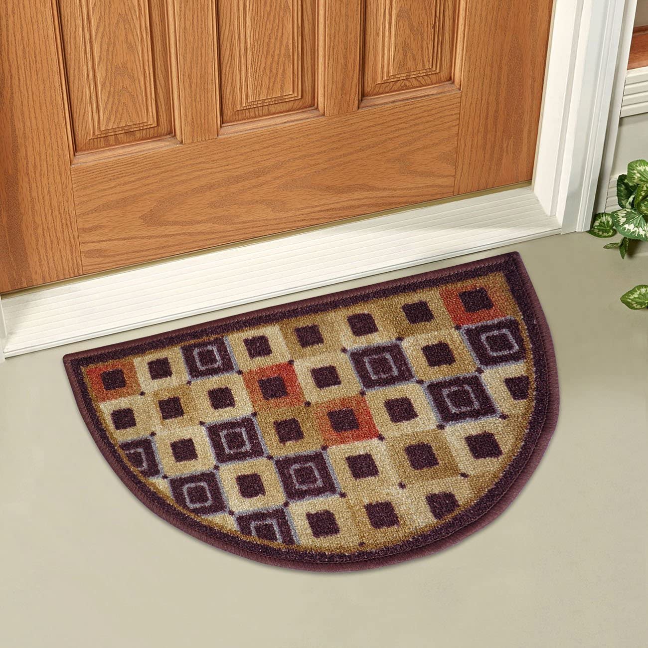 Buy Status Interieur Semi Circle/DShape Entrance Floor Door Mats Home Decor NonSlip Carpet for