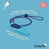 Coachi Whizzclick 2-in-1 Clicker and Whistle Training Aid with Reflective view 4