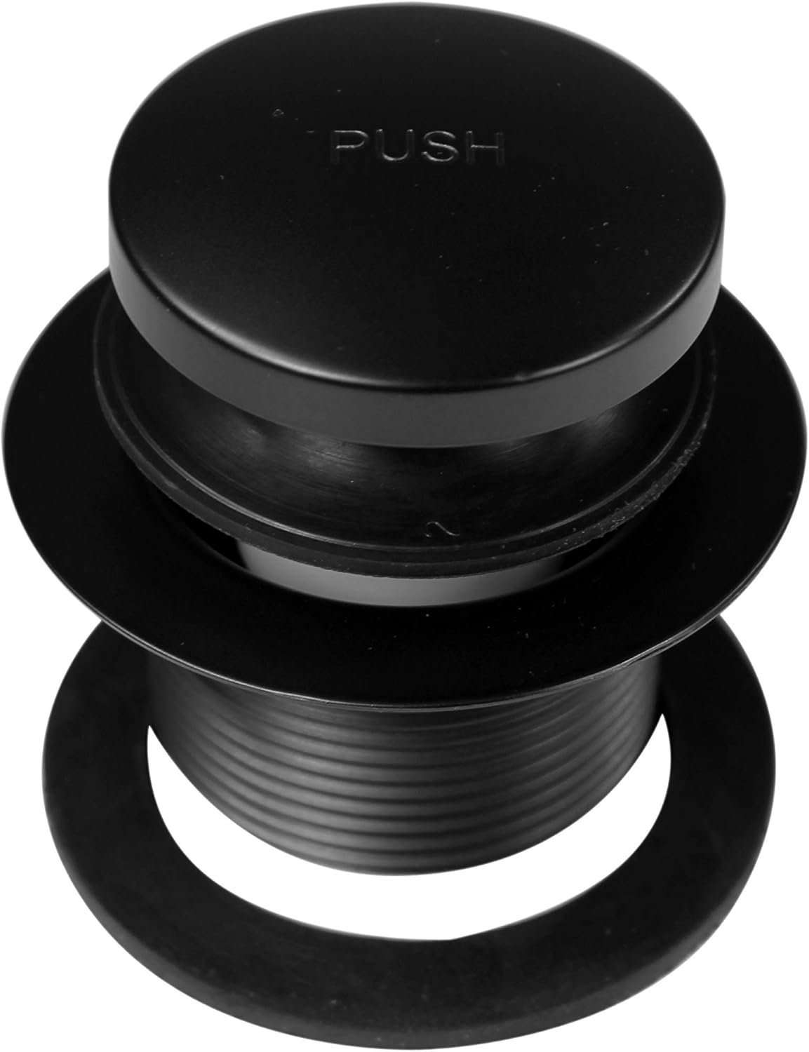 Westbrass 593244-62 White 1-1/2" Tubular Tip Toe Bath Waste Drain Kit, Matte Black - Walk In Bathtubs - 