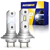 AUTOONE H7 LED Fog Light Bulbs, Upgrade with up to