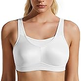 Wingslove High Impact Sports Bras for Women Seamless Full Coverage High Neck Workout Bra