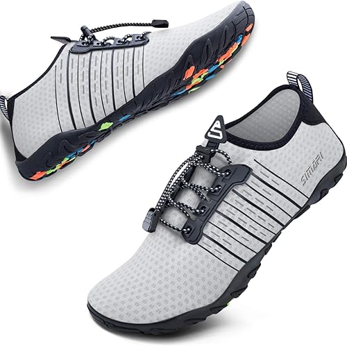 SIMARI Water Shoes Mens Womens Sports Quick Dry Barefoot Diving Swim Surf Aqua Walking Beach Yoga