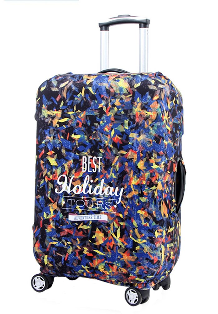 Cubierta de equipaje de viaje lavable Myosotis Protector de maleta divertida de