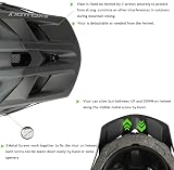 EXCLUSKY Mountain Bike Helmet Adults Lightweight 18 Vent Grey 56-61cm view 5