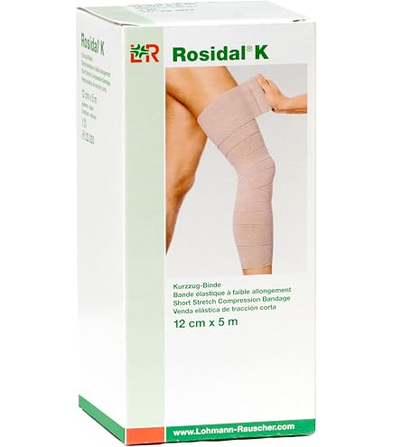 Kerbl Benda Elastica Corta Stretchino Per Veterinaria - 8 Cm X 5 M - Bendaggio Compressivo Resistente E Lavabile - 4