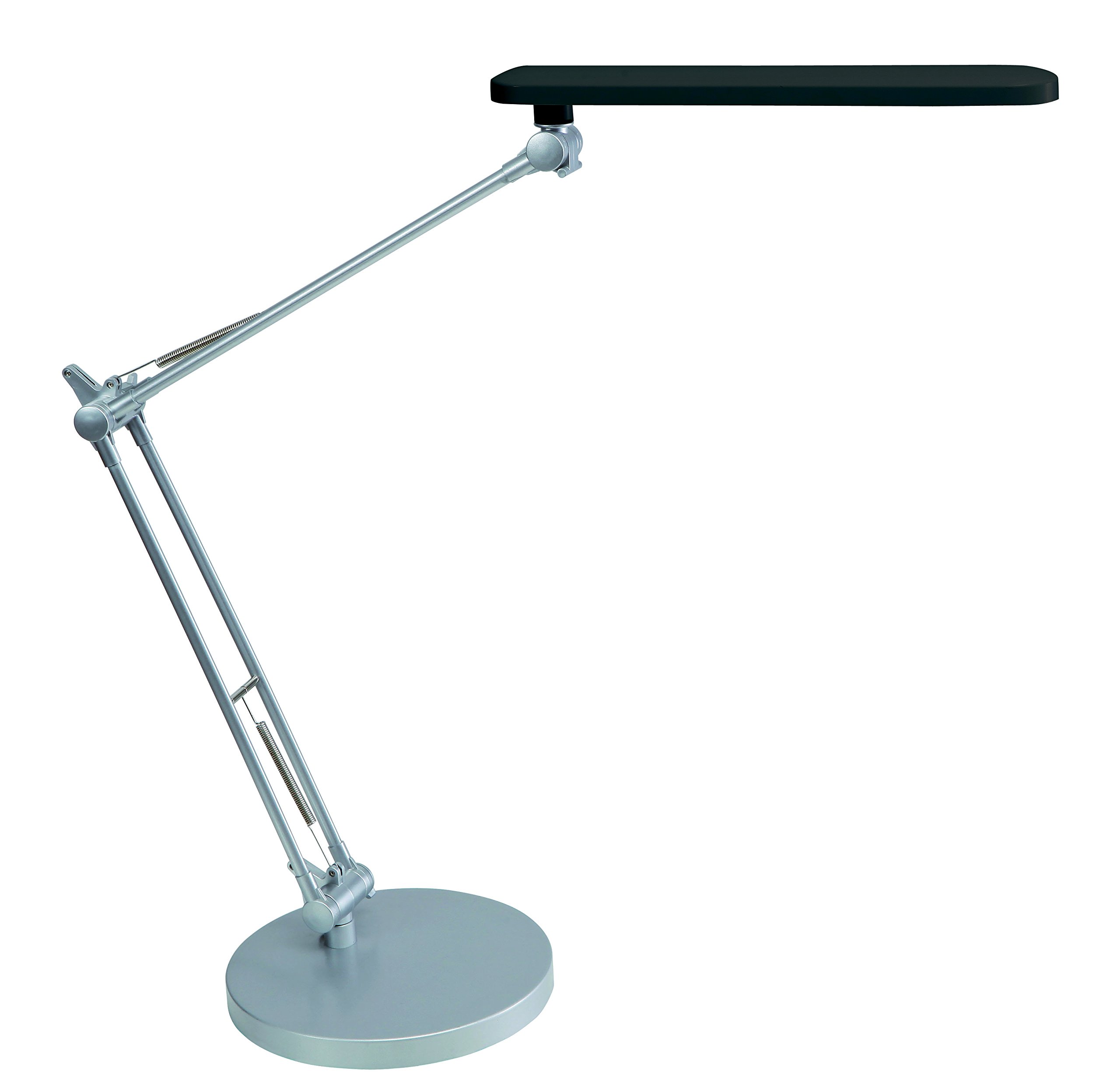 Alba LED Trek Desk Lamp with Articulating Arm, Black (LEDTREKN)