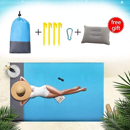 Amazon Com Gucilaly Beach Blanket Sand Proof Waterproof Quick