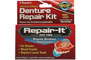 DOC D.O.C. Repair-It Advanced Formula Denture Repair Kit 3 ea (Pack of 6)