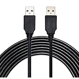 25FT USB Extension Cable USB 2.0 Cable Type A Male to Type A Male AM to AM Black