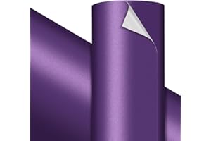 VViViD Premium Matte Metallic Purple Craft Vinyl Roll 1ft x 5ft – Bubble-Free Air Release – Heat-Activated Adhesive for Stron