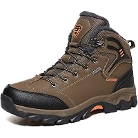 Lamincoa Mens Non Slip Waterproof Hiking Warm Fur Lined Snow Boots US 9.5 Yellow Amazon.com | Lamincoa Mens Snow Boots Water Resistant Hiking  main image 3