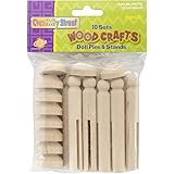 Creativity Street Woodcrafts Doll Pins & Stands