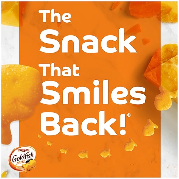 GOLDFISH CHEDDAR CHEESE CRACKERS, 27.3 OZ CARTON