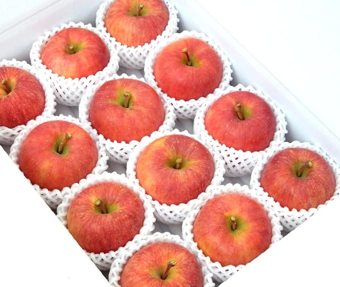 Amazon 農家直送 福島産 幻の蜜入り りんご 限定販売 林檎 贈答用 こうとく 高徳 りんご ２ｋｇ ８から１２個入り ふるーつネットワーク 特選 フルーツ りんご 通販