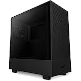 NZXT H5 Flow Compact ATX Mid-Tower PC Gaming Case – High Airflow Perforated Front Panel – Tempered Glass Side Panel – Cable M