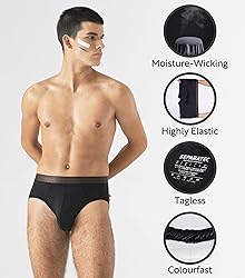 Separatec Men's Underwear Briefs Moisture Wicking