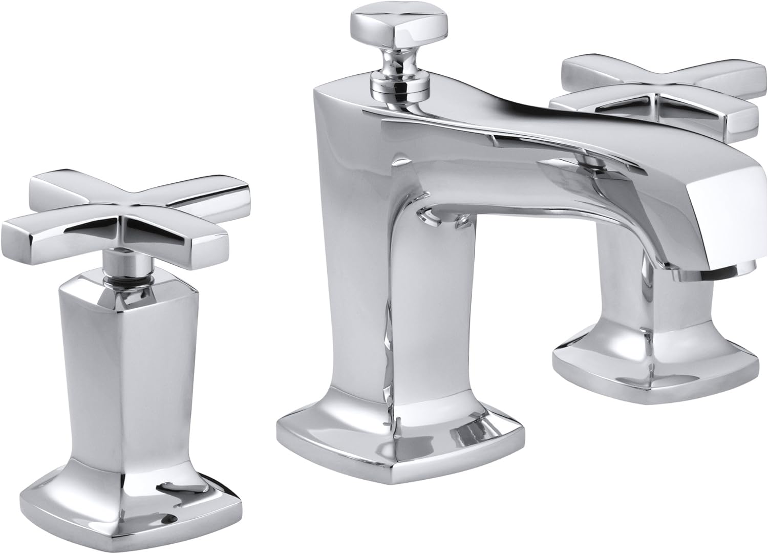 KOHLER K-16232-3-CP Margaux Widespread Lavatory Faucet, Polished Chrome