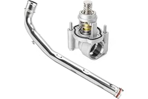 Upgrade Aluminium Thermostat Housing Assembly for Buick LaCrosse Regal 2017-2020,Cadillac XT5 XT6 2017-2023 GMC Acadia 2017-2