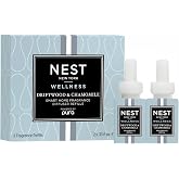 NEST New York Smart Home Fragrance Refill, Driftwood &amp; Chamomile | Set of 2 Smart Vials - Designed for NEST x Pura 3 and NEST x Pura 4 Diffusers - Cruelty Free, Vegan