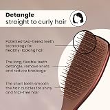 Tangle Teezer Ultimate Detangler Hairbrush Chrome Chocolate Bronze Finish view 2