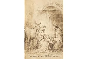 Christmas Journal: Nativity Themed Lined Notebook
