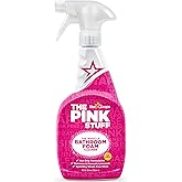 Stardrops The Pink Stuff Miracle Bathroom Foam Cleaner, 25 Fl Oz | Removes &amp; Prevents Limescale Sparkling Streak-Free Shine