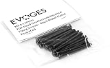 Evoges M3.5 x 50mm Flat Head Machine Screws Black Nickel Pack 20 view 8