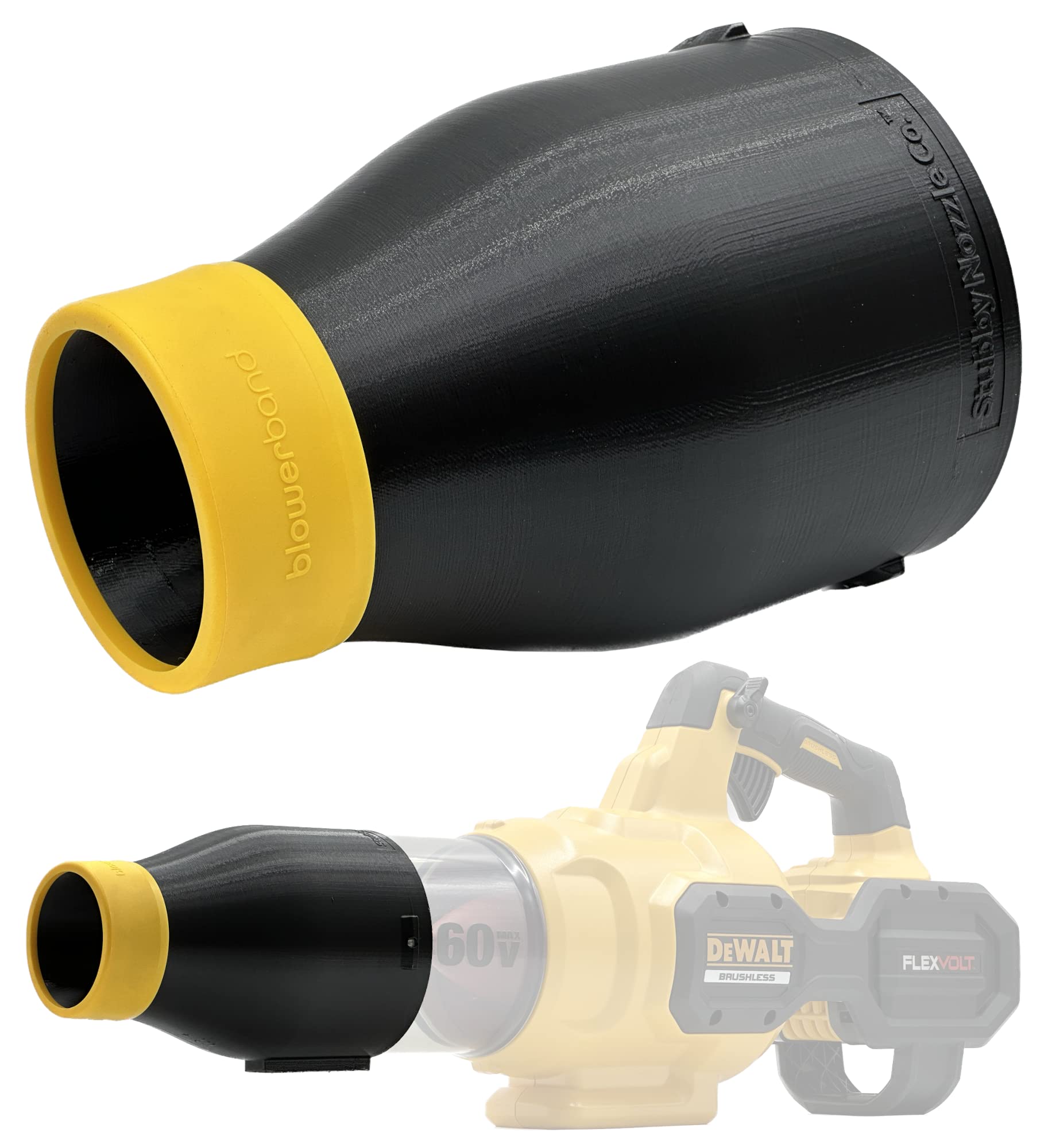 Photo 1 of Stubby Nozzle Co. Stubby Car Drying Nozzle for DEWALT Leaf Blowers - 60V MAX (DCBL772B & DCBL777B)