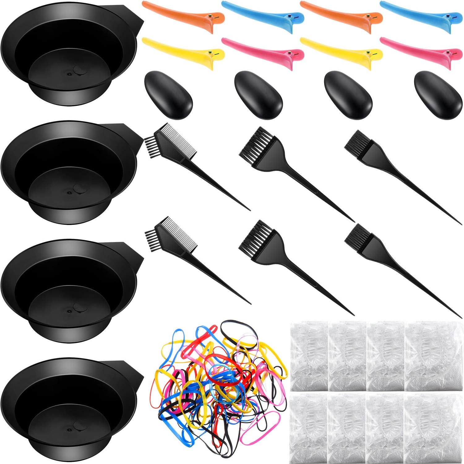 guanti monouso per la colorazione dei capelli