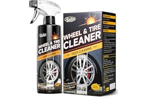 toretark Wheel Cleaner & Tire Cleaner & Rim Cleaner, Professional 3 in 1 Car Wash Iron Remover Cleaning Spray for Car Detailing Supplies 16 Fl Oz