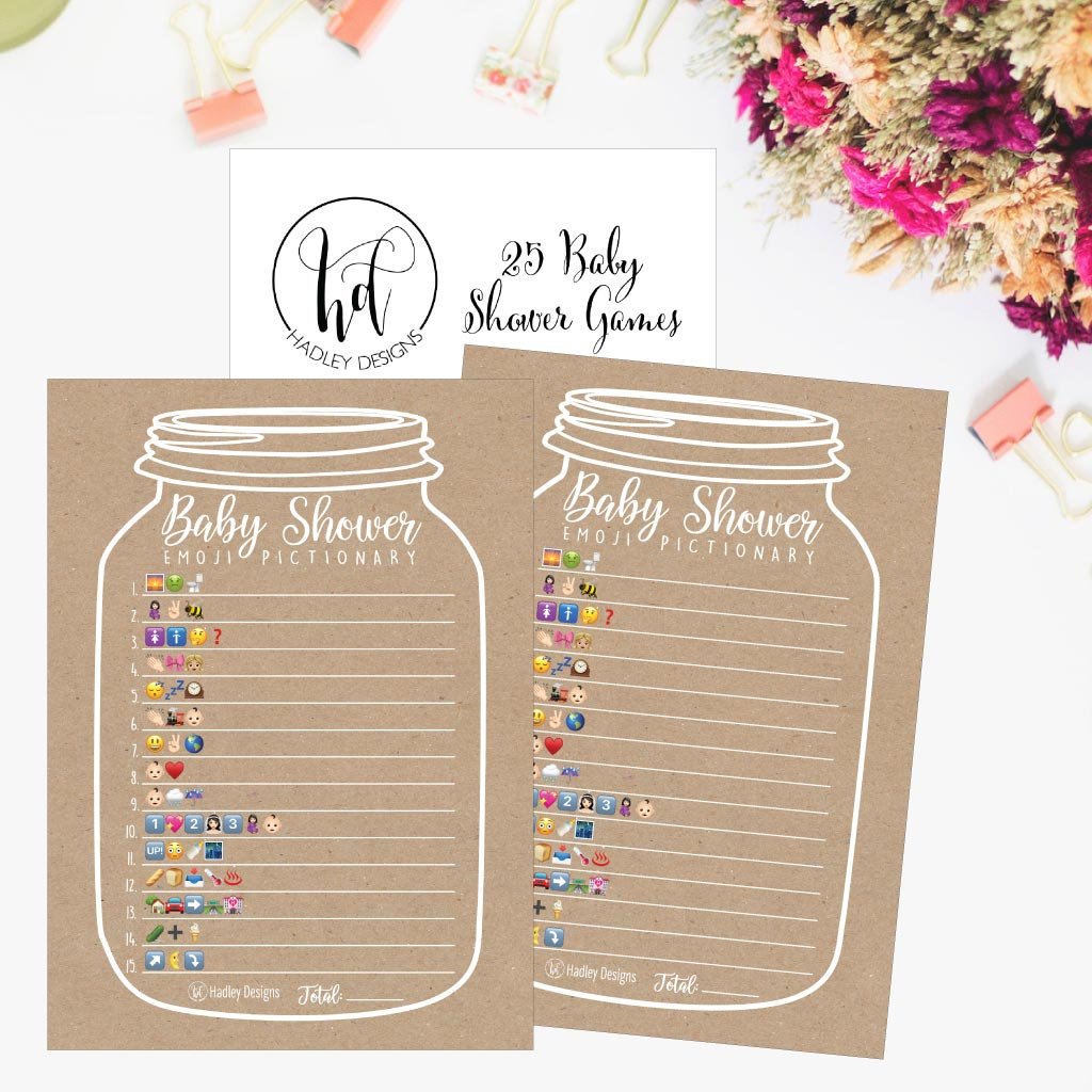 25 Rustic Emoji Pictionary Baby Shower Games Ideas For Men Women 25 Rustic Emoji Pictionary Baby Shower Games Ideas For Men Women