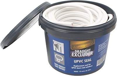 Stormguard UPVC Replacement Bubble Gasket Seal White 25m fits 3-4mm gap